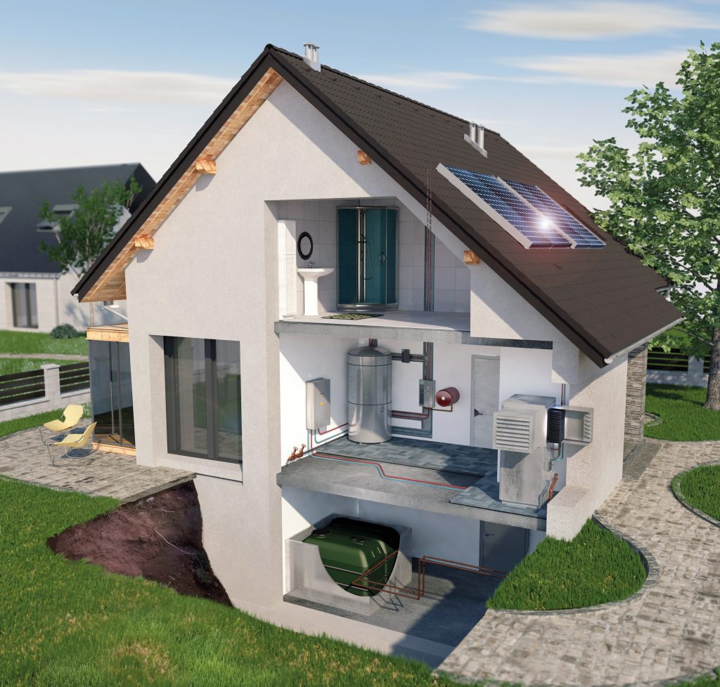 Energiesparhaus 3D Visualisierung