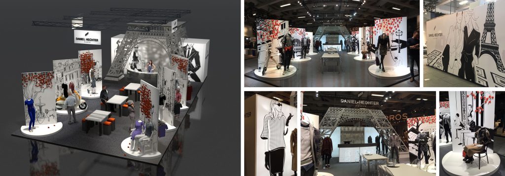 Messestandkonzept Daniel Hechter