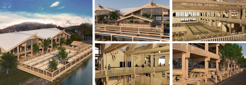 Architekturkonzept Messezelt