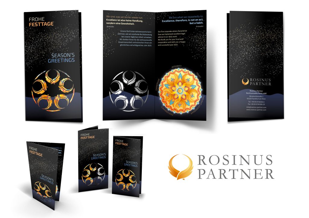 Weihnachtskarte Rosinus & Partner