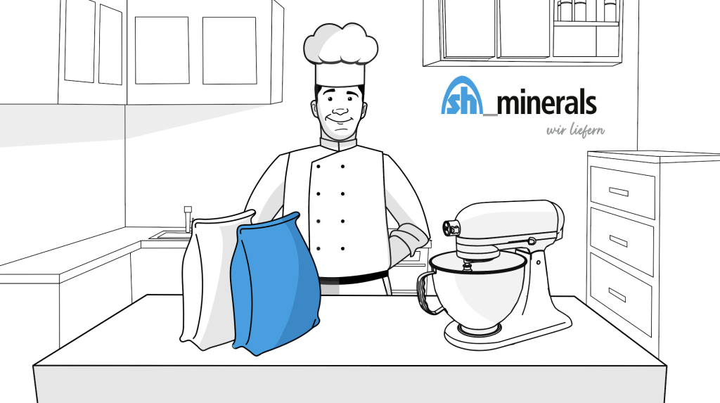 Linienzeichnung für SH-Minerals