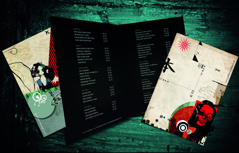 Typografie Sushi